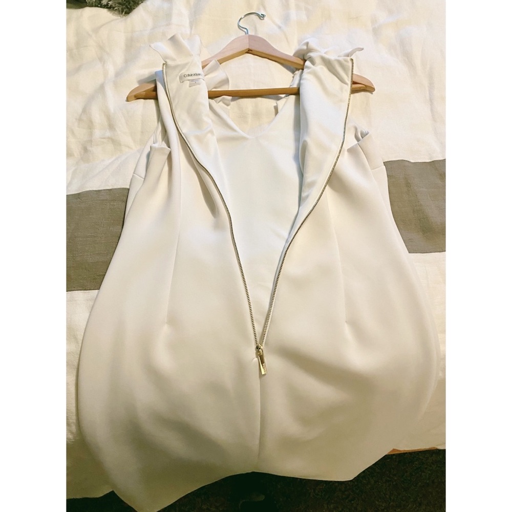 Calvin Klein White Brunch Dress - Picture 9 of 9